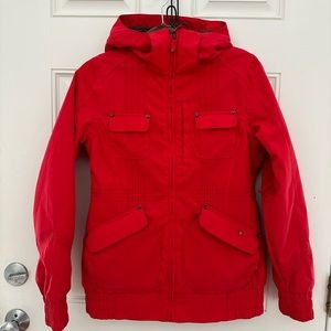 Burton Womens Dry Ride Red Snowboard Jacket Size S